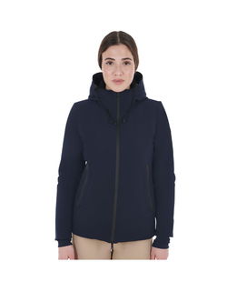 Giacca equitazione donna invernale in tessuto tecnico antivento e idrorepellente