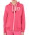 Felpa da donna in cotone con cappuccio e zip frontale