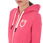 Felpa da donna in cotone con cappuccio e zip frontale - foto 2