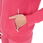 Felpa da donna in cotone con cappuccio e zip frontale - foto 3
