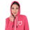 Felpa da donna in cotone con cappuccio e zip frontale - foto 5