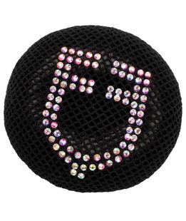 Retina per capelli modello Harcadya con strass e con cordino elastico regolabile