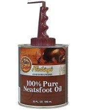 Neatsfoot olio cuoio pelle naturale