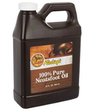 Olio cuoio 100% PURE NEATSFOOT perfetto per la cura di selle e stivali da 946 ml
