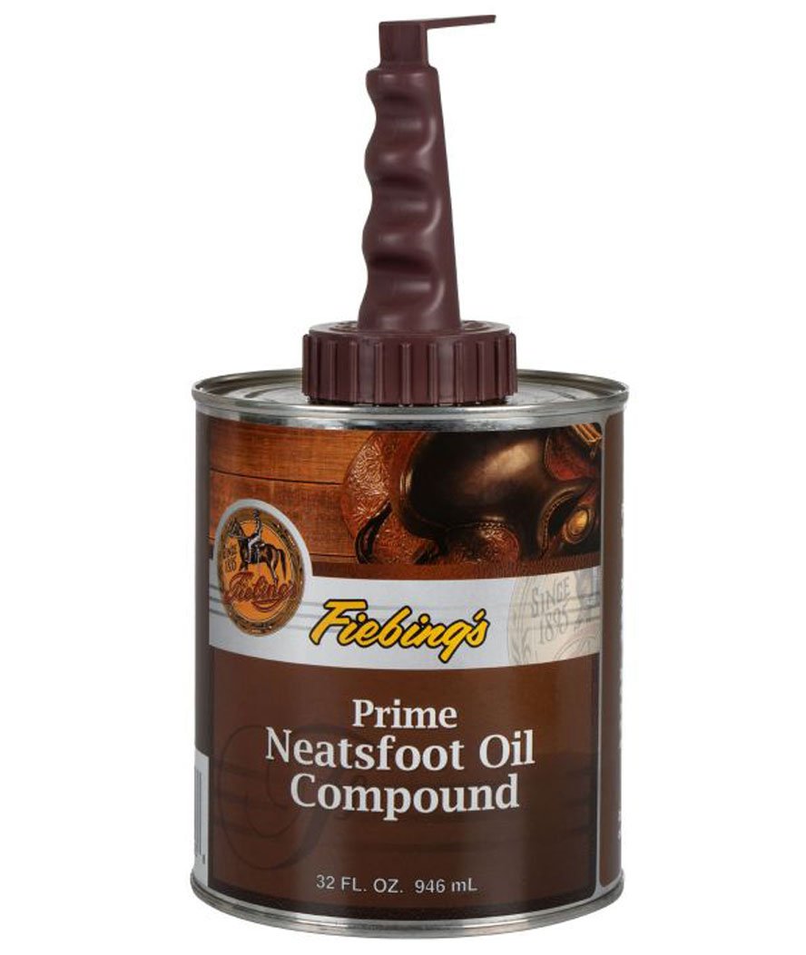 Prime Neatsfoot Oil Compound  ripristina elesticità a cuoio e pelle 946 ml