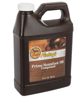 PRIME NEATSFOOT OIL COMPOUND ideato per ammorbidire ed impermeabilizzare stivali, scarpe e tutti gli articoli in pelle da 946 ml