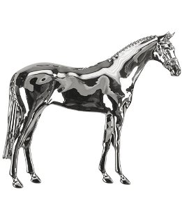 Spilla concorso metallo cavallo