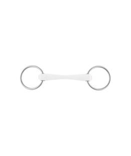 Filetto intero ad anelli 70 mm in inox con imboccatura standard 20 mm