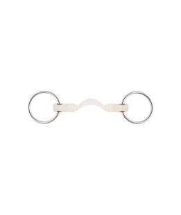 Filetto intero ad anelli 70 mm inox e collo d'oca standard 20 mm