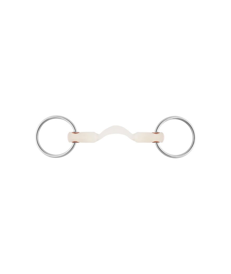 Filetto intero ad anelli 70 mm inox e collo d'oca standard 20 mm