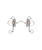 Pelham Nathe con imboccatura in plastica bianca rigida 20 mm ed aste corte