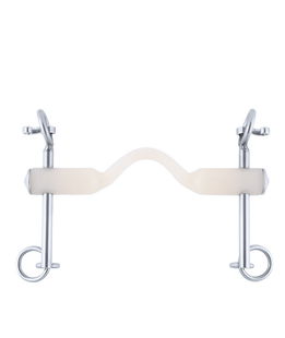 Pelham intero aste corte Nathe con imboccatura a ponte spessore 20 mm