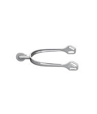 Speroni inglesi ultra fit in acciaio con gambo 30 mm e rotella liscia