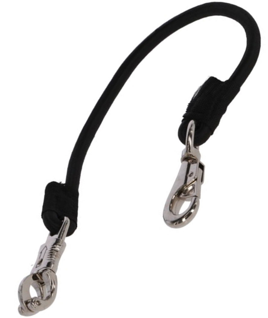 Tirante elastico con doppio maschettone e antipanico per cavalli