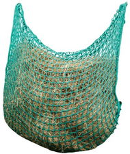 Rete fieno flexistrong verde 90x90 cm extra spessa con cinghie a chiusura rapida