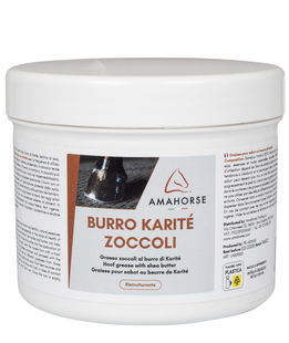 Grasso per zoccoli al burro di Karitè per favorire la crescita dell'unghia rendendola elastica e resistente 500 g
