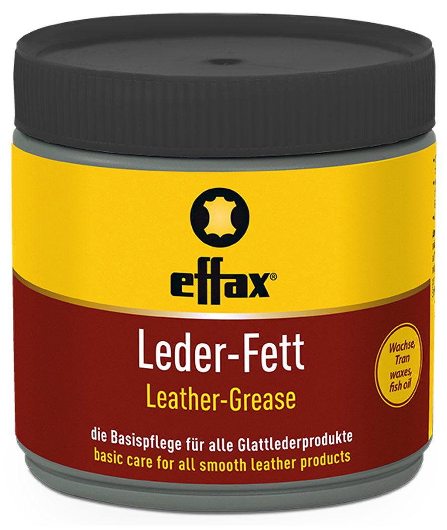 Grasso per cuoio pellami nero effetto reingrassante leder fett 500 ml