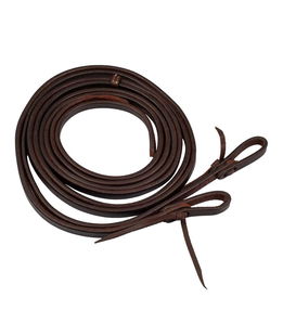Redini western divise in cuoio liscio 1/2"