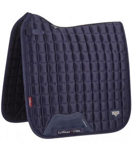 Sottosella da dressage modello Loire Classic Satin blu navy