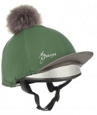 Copricasco da equitazione LeMieux modello Hat Silk verde