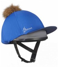 Copricasco da equitazione LeMieux modello Hat Silk blu chiaro