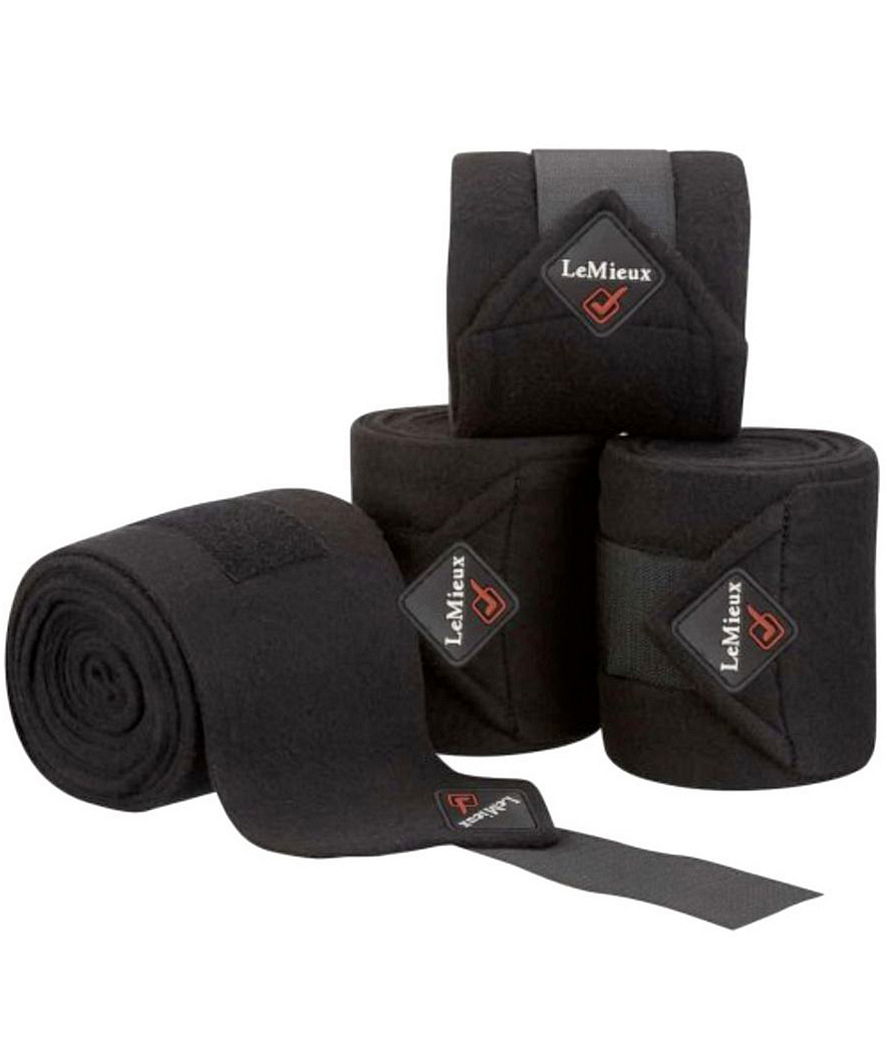 Set da 4 fasce per cavalli LeMieux modello Polo NERO