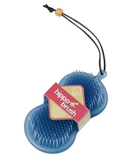 Spazzola effetto spugna Hippo brush blu