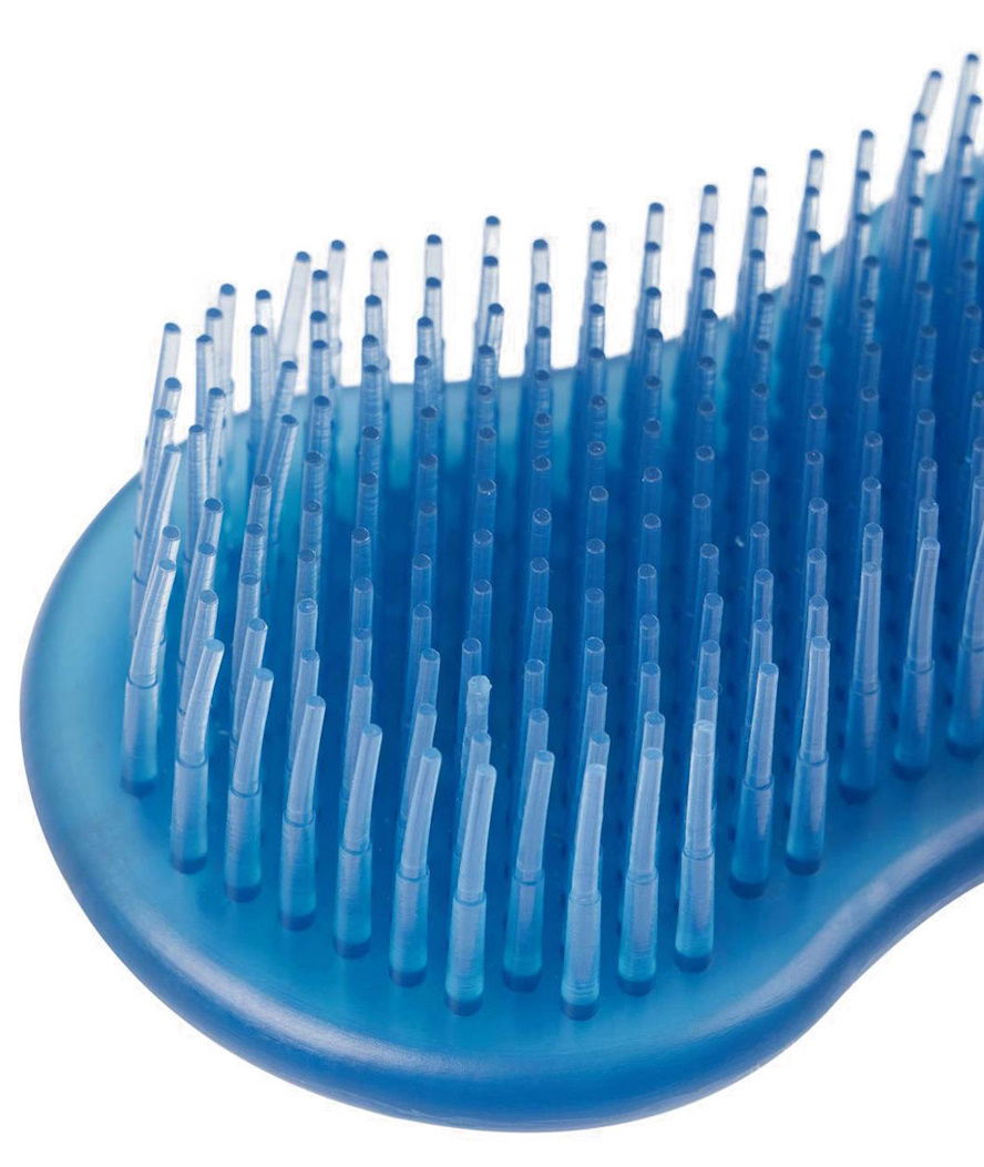 Spazzola effetto spugna Hippo brush blu - foto 1