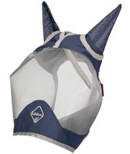 Maschera antimosche Blu Lemieux con copriorecchie modello Armoirshield Pro