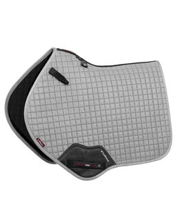 Sottosella da salto in pelle scamosciata modello Suede close contact square grey