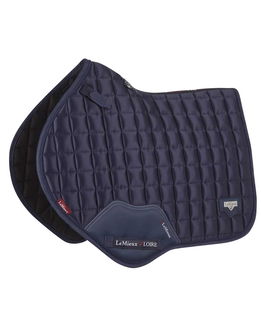 Sottosella da salto in raso modello Loire classic close contact square navy blu