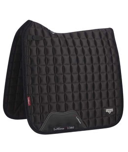 Sottosella da dressage in raso modello Loire classic square nero