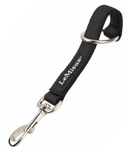 Moschettone con cinturino e anello multiuso modelloHook & Look colore nero