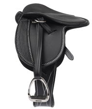 Sella inglese per giocattolo peluches cavallo linea Toy Pony colore nero