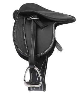 Sella inglese per giocattolo peluches cavallo linea Toy Pony colore nero