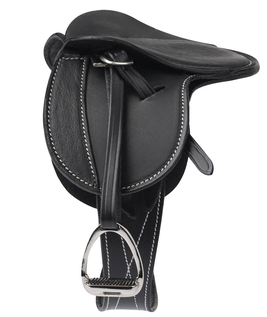 Sella inglese per giocattolo peluches cavallo linea Toy Pony colore nero