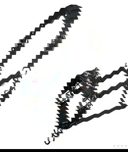 Cavezza nera in nylon Lemieux modello Prosafe