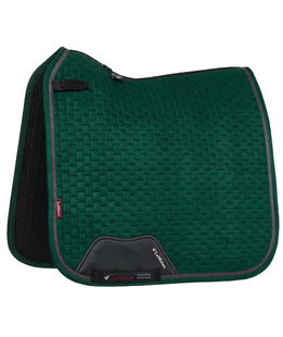 Sottosella da dressage in pelle scamosciata modello Suede square spruce