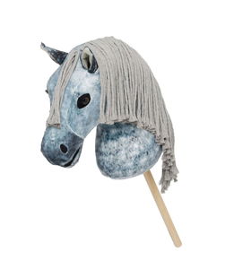 Cavallino giocattolo Hobby Horse Lemieux con testa peluche e bastone modello Sam