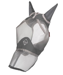 Maschera antimosche completa per cavalli modello ARMOURDHIELD PRO grigio