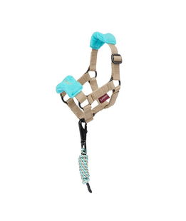 Cavezza con lunghina per giocattolo peluches cavallo linea Toy Pony colore azzurro