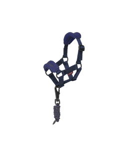 Cavezza con lunghina per giocattolo peluches cavallo linea Toy Pony colore ink blue