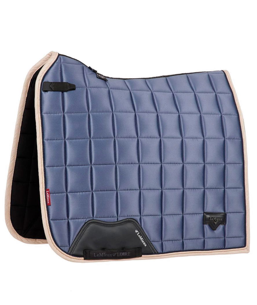 Sottosella da dressage modello Loire classic square jay blue