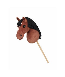 Cavallino giocattolo Hobby Horse Lemieux con testa peluche e bastone modello Chancer