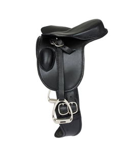 Sella da dressage per giocattolo peluches cavallo linea Toy Pony colore black