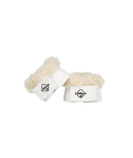 Protezioni dressage per giocattolo peluches cavallo linea Toy Pony colore bianco