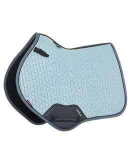Sottosella da salto in pelle scamosciata modello Suede close contact square glacier