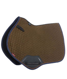 Sottosella da salto in pelle scamosciata modello Suede close contact square alpine