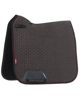 Sottosella da dressage in pelle scamosciata modello Suede square cinder