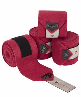 Set 4 Fasce polo in pile per cavalli modello Loire ember